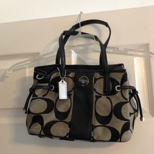 Coach - Small black and gray bag